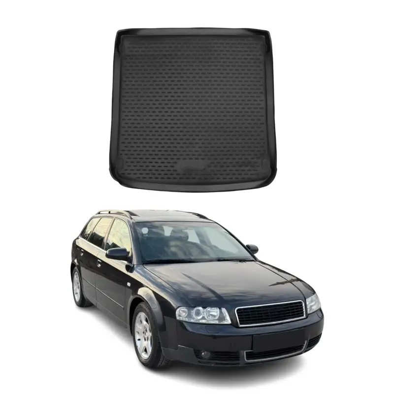 Aktuell Kofferraummatte Kofferraumwanne für Audi A4 B6 B7 Avant 2001-2008 Gummi TPE