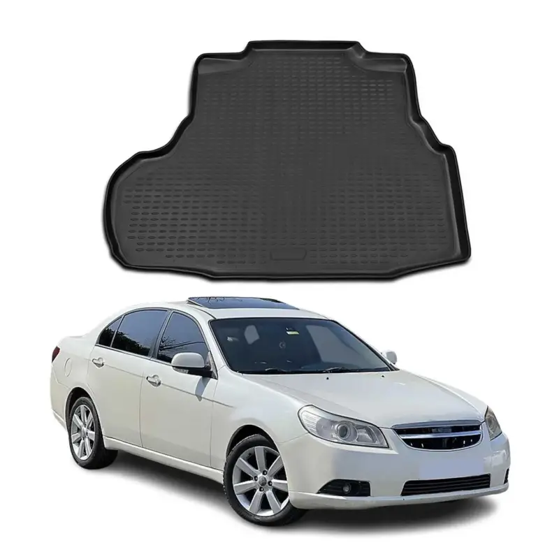 Jetzt Bestellen Kofferraummatte Kofferraumwanne für Chevrolet Epica 2006-2021 Gummi TPE Schwarz