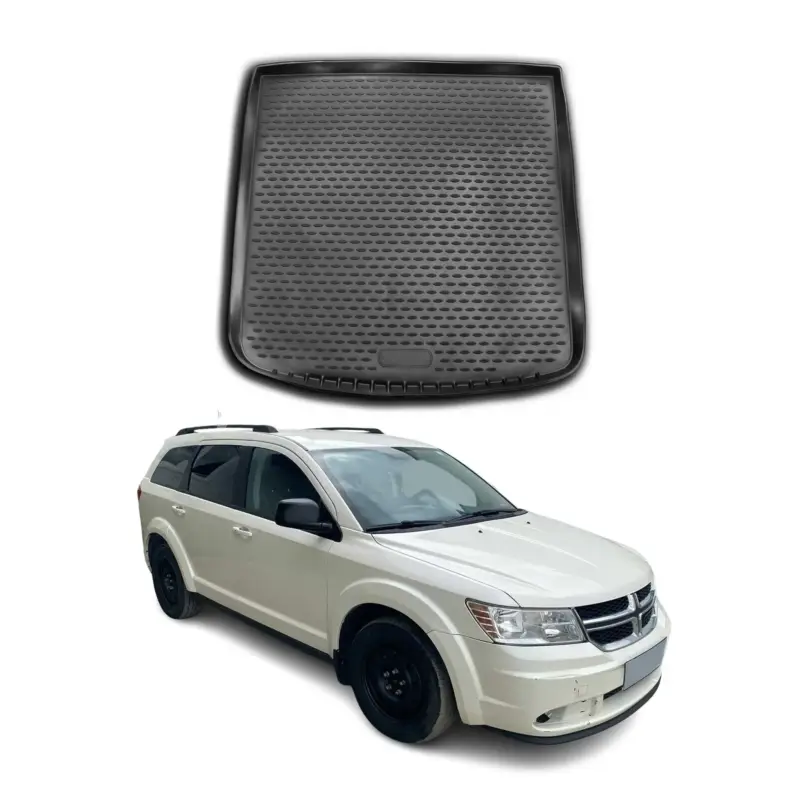 Kofferraummatte Kofferraumwanne für Dodge Journey 2008-2024 Obere Gummi TPE Beliebt