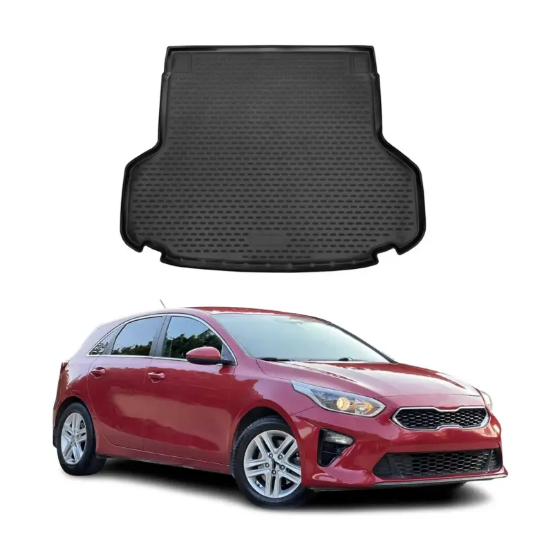 Kofferraummatte Kofferraumwanne für Kia Ceed SW 2005-2021 Gummi TPE Schwarz Sonderangebot