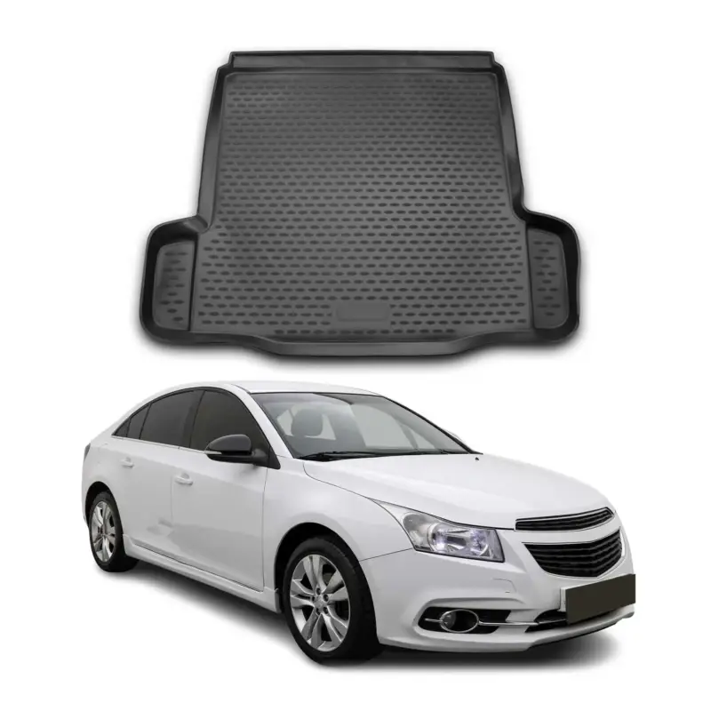 Kofferraummatte Kofferraumwanne für Chevrolet Cruze Stufenheck 2009-2014 Gummi Direktkauf