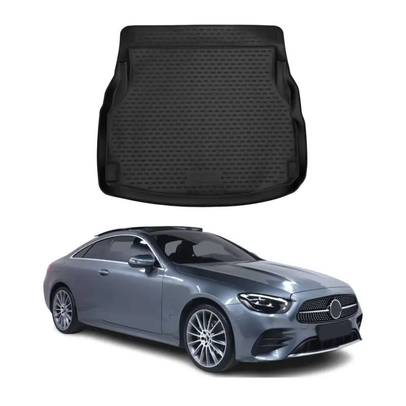 Neue Kollektion Kofferraummatte Kofferraumwanne für Mercedes E Klasse Coupe 2017-2023 Gummi TPE