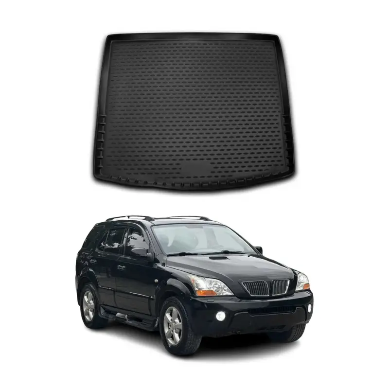 Kofferraummatte Kofferraumwanne für Kia Sorento 2009-2014 Gummi TPE Schwarz Top-Angebot