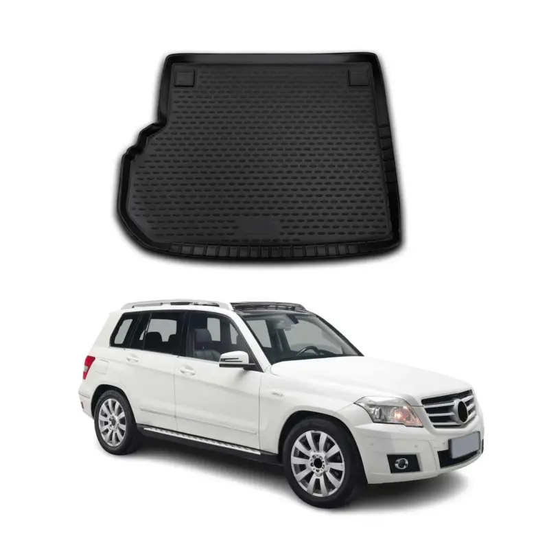 Angebot Kofferraummatte Kofferraumwanne für Mercedes GLK Klasse X204 2008-2015 Gummi TPE