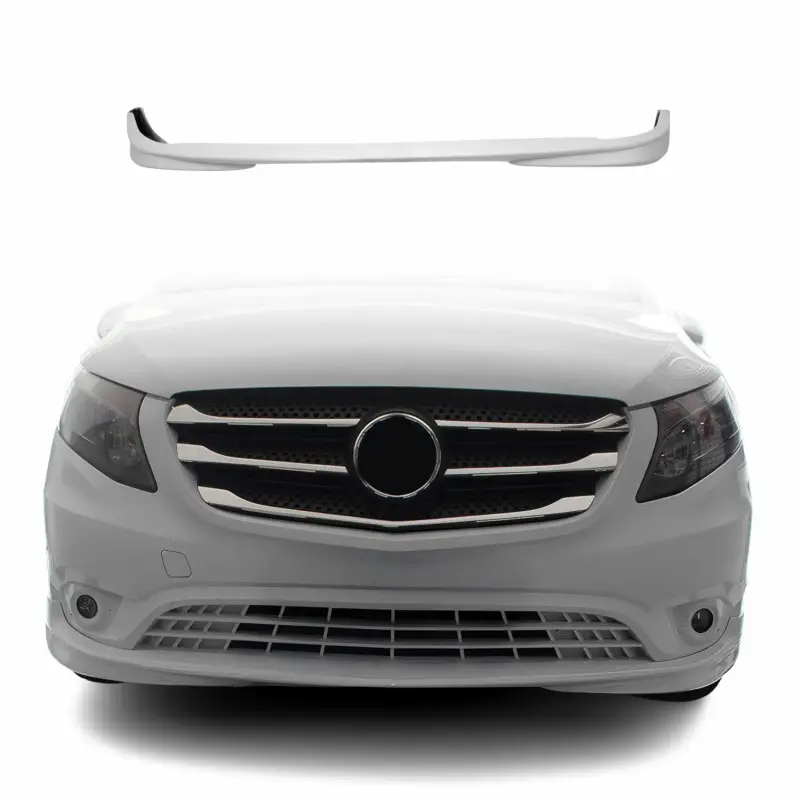 Stoßstange Front Spoiler Lipe für Mercedes Vito W447 2014-2019 ABS Grundiert Schneller Versand