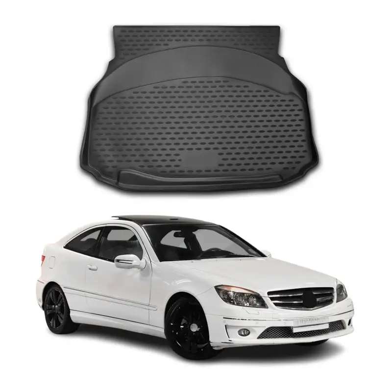 Top-Preis Kofferraummatte Kofferraumwanne für Mercedes CLC Klasse CL203 2008-2011 Gummi