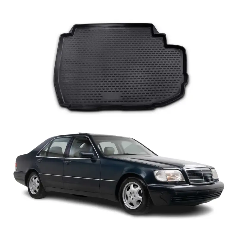 Nur Für Kurze Zeit Kofferraummatte Kofferraumwanne für Mercedes S Klasse W220 1998-2005 Gummi TPE