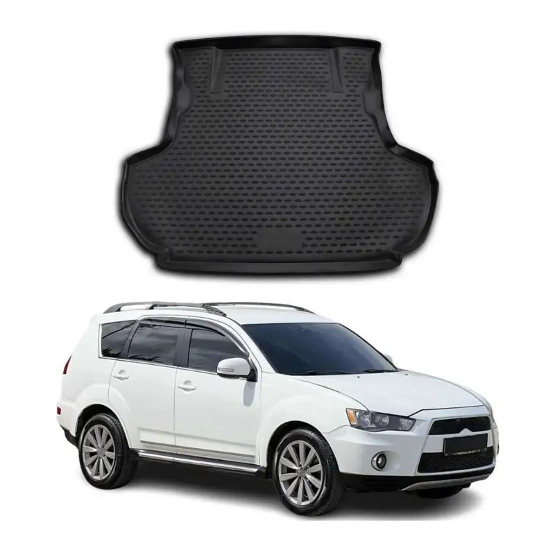 Sonderangebot Kofferraummatte Kofferraumwanne für Mitsubishi Outlander XL 2010-2026 Gummi TPE