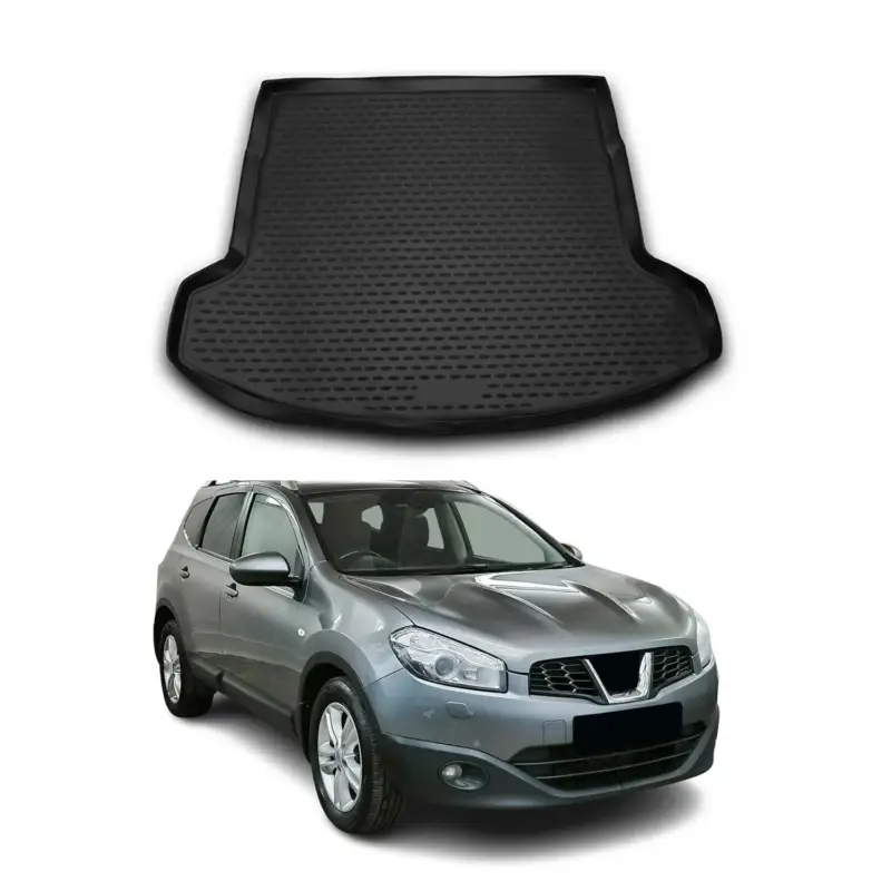 Solange Der Vorrat Reicht Kofferraummatte Kofferraumwanne für Nissan Qashqai +2 2007-2013 Gummi TPE