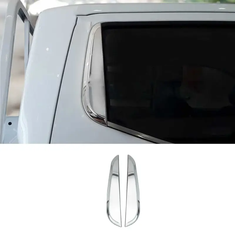 Versand Am Gleichen Tag B-Säule Türsäulen Verkleidung für Nissan Navara 2015-2020 Edelstahl Chrom 2tlg