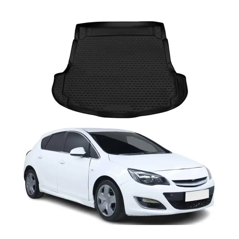 Versand Am Gleichen Tag Kofferraummatte Kofferraumwanne für Opel Astra J 2009-2015 Schrägheck Gummi TPE