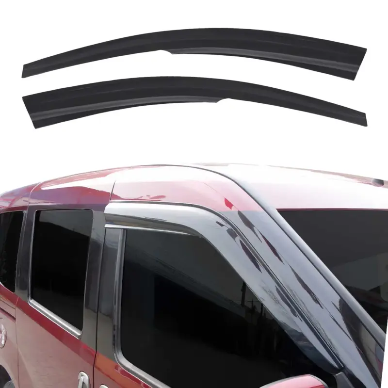 2x Windabweiser Regenabweiser für Opel Combo C 2001-2011 Acryl Dunkel Kracherpreis