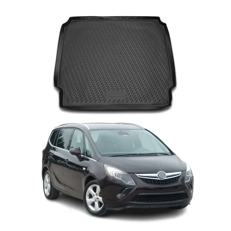 Nur Heute Kofferraummatte Kofferraumwanne für Opel Zafira C Tourer 2011-2021 Gummi TPE