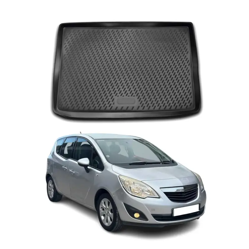 Kofferraummatte Kofferraumwanne für Opel Meriva B 2010-2017 Gummi TPE Schwarz Direkt Vom Hersteller