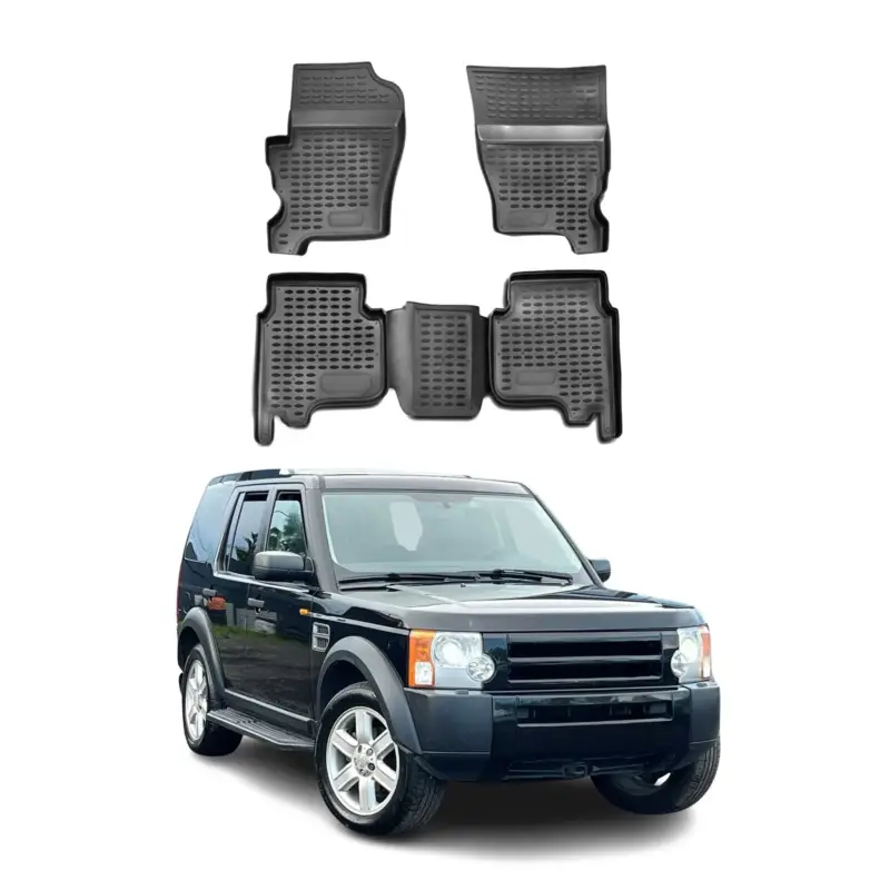Neue Kollektion OMAC Gummimatten Fußmatte für Land Rover Discovery L319 2004-2009 TPE Schwarz 4x