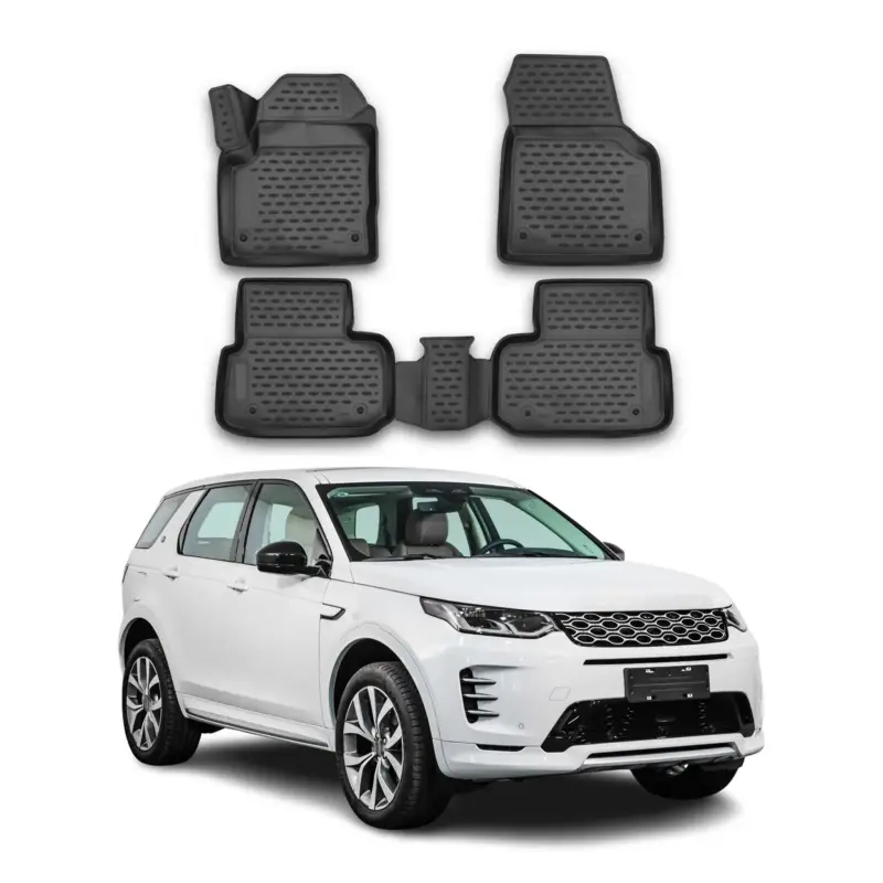 Preisknaller OMAC Gummimatten Fußmatten für Land Rover Discovery Sport L550 2015-2019 TPE 4x