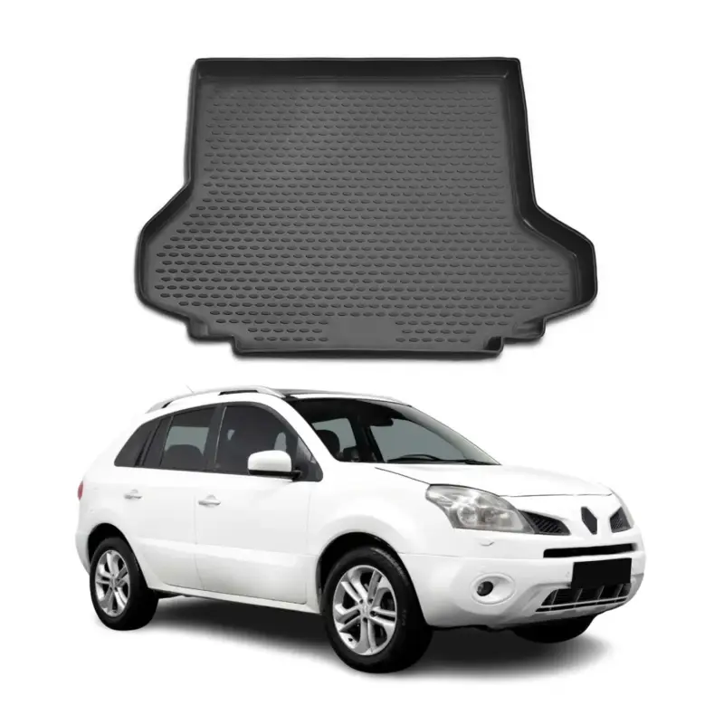 Knallerangebot Kofferraummatte Kofferraumwanne für Renault Koleos 2008-2016 Gummi TPE Schwarz