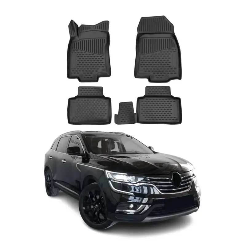 OMAC Gummimatten Fußmatten für Renault Koleos II 2016-2024 TPE Automatte Schwarz Angebot
