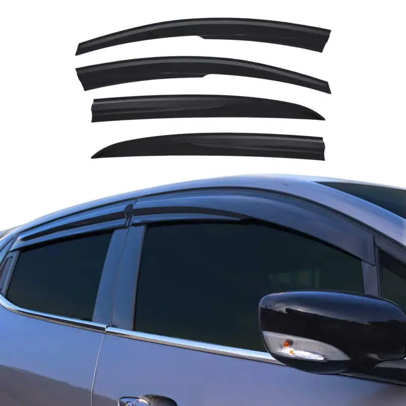 4x Windabweiser Regenabweiser für Renault Megane Stufenheck 2015-2021 Dunkel Jetzt Kaufen