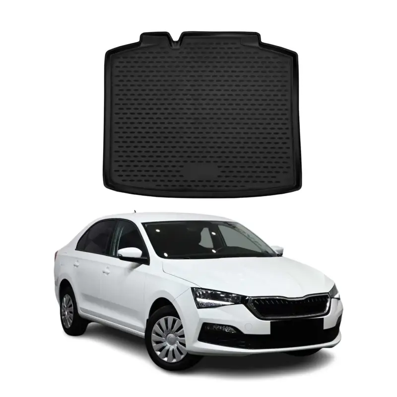 Meistverkauft Kofferraummatte Kofferraumwanne für Skoda Rapid Spaceback 2017-2019 Gummi TPE