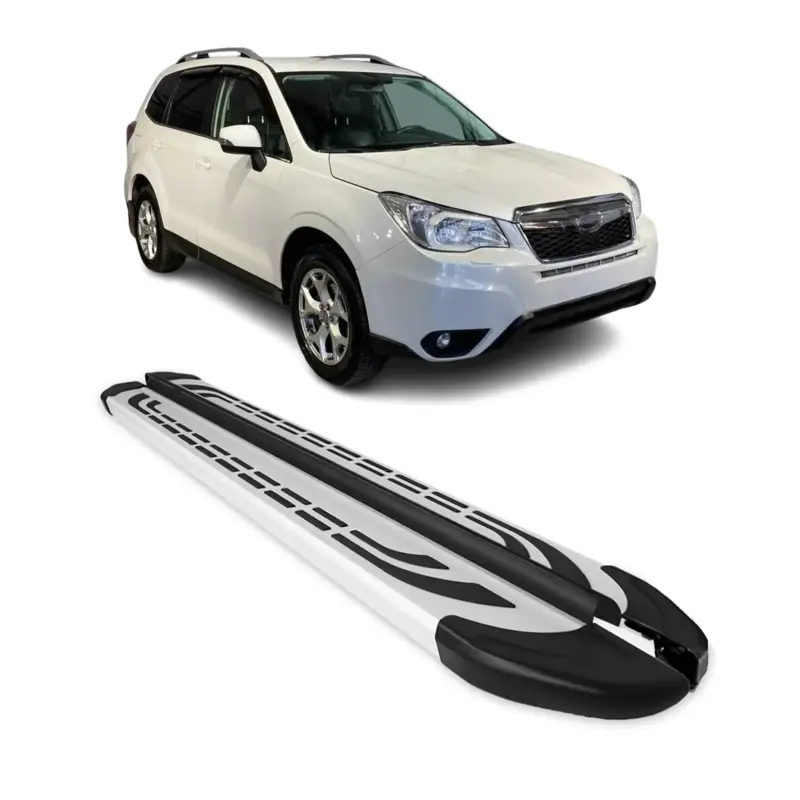 Abverkauf Trittbretter Seitenschweller Seitenbretter für Subaru Forester IV 2013-2018 Alu
