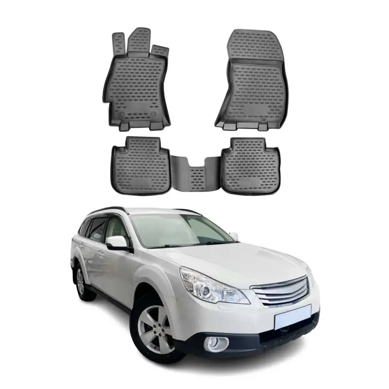 OMAC Gummimatten Fußmatten für Subaru Outback mk4 2010-2014 TPE Automatte 4x Bestpreis