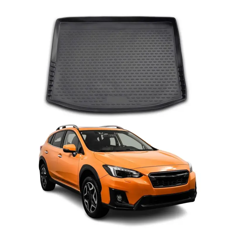 Kofferraummatte Kofferraumwanne für Subaru XV 2012-2016 Gummi TPE Schwarz Abverkauf