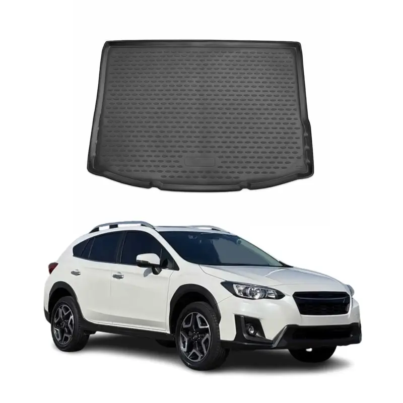 Kofferraummatte Kofferraumwanne für Subaru XV 2017-2021 Gummi TPE Schwarz Rabatt