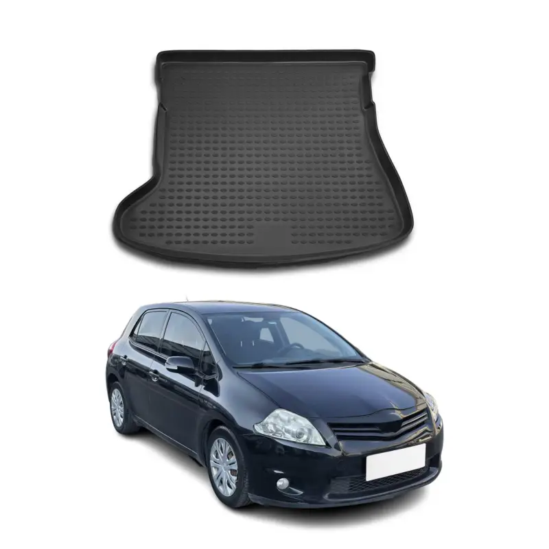 Kofferraummatte Kofferraumwanne für Toyota Auris 2007-2012 Schrägheck Gummi TPE Solange Der Vorrat Reicht