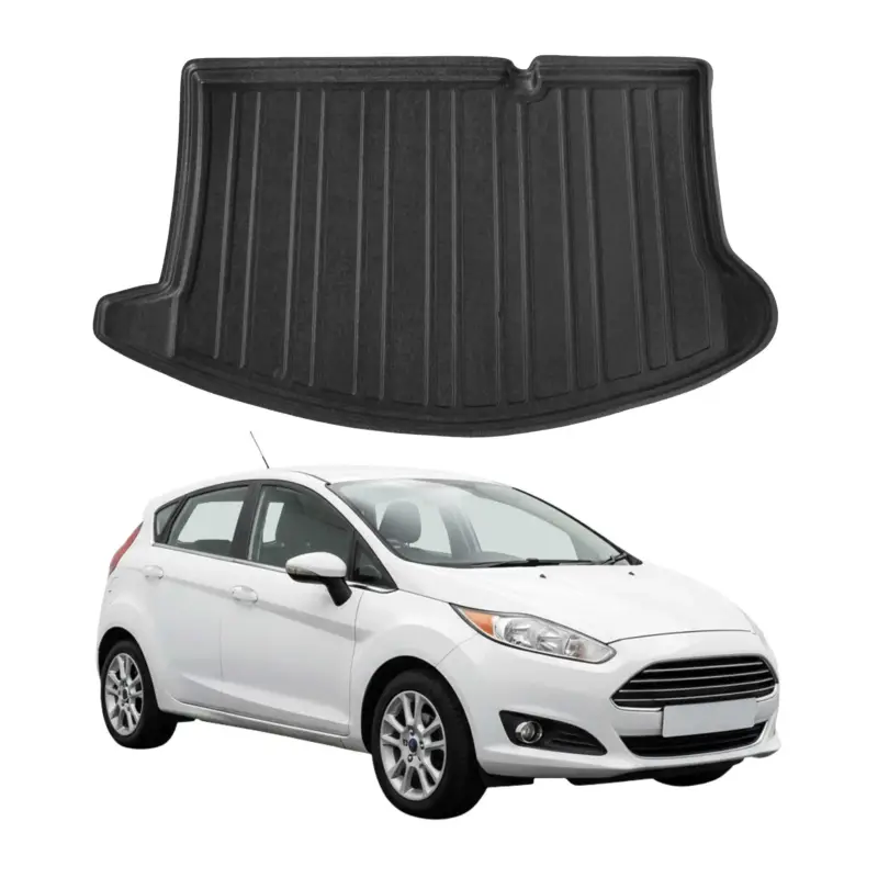 Zertifiziert Kofferraumwanne Laderaumwanne für Ford Fiesta 2009-2017 Schrägheck 5tür Gummi