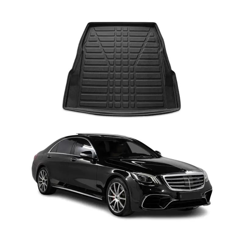 Versand Am Gleichen Tag Kofferraumwanne Laderaumwanne für Mercedes S Klasse W222 2014-2018 Limo Gummi