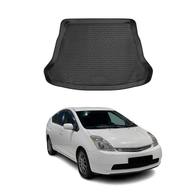 Nur Heute Kofferraummatte Kofferraumwanne für Toyota Prius 2015-2022 Gummi TPE Schwarz