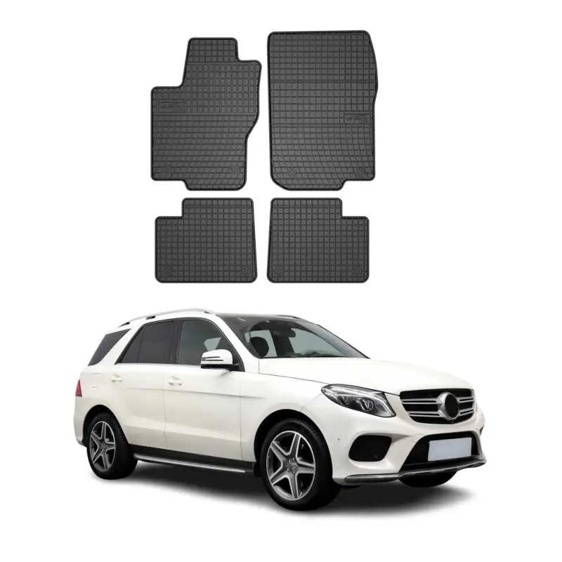 Top-Preis OMAC Gummi Fußmatten für Mercedes GLE C292 2015-2019 Automatten TPE Schwarz 4x