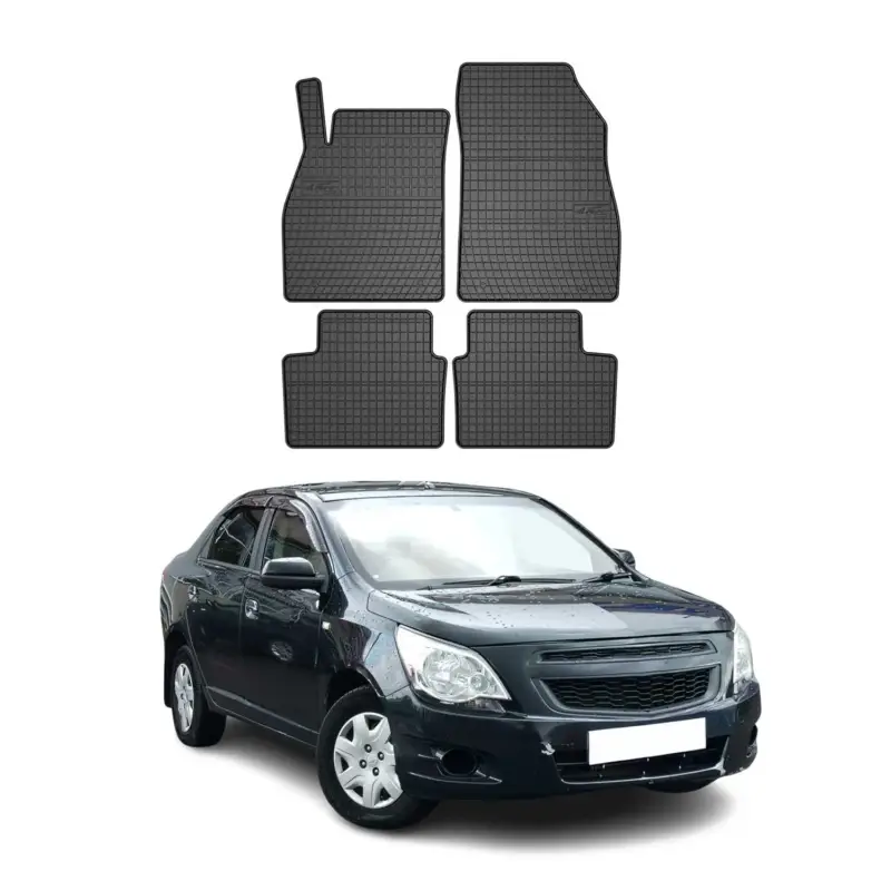 Highlight OMAC Gummi Fußmatten für Chevrolet Malibu 2008-2016 Automatten TPE Schwarz 4x
