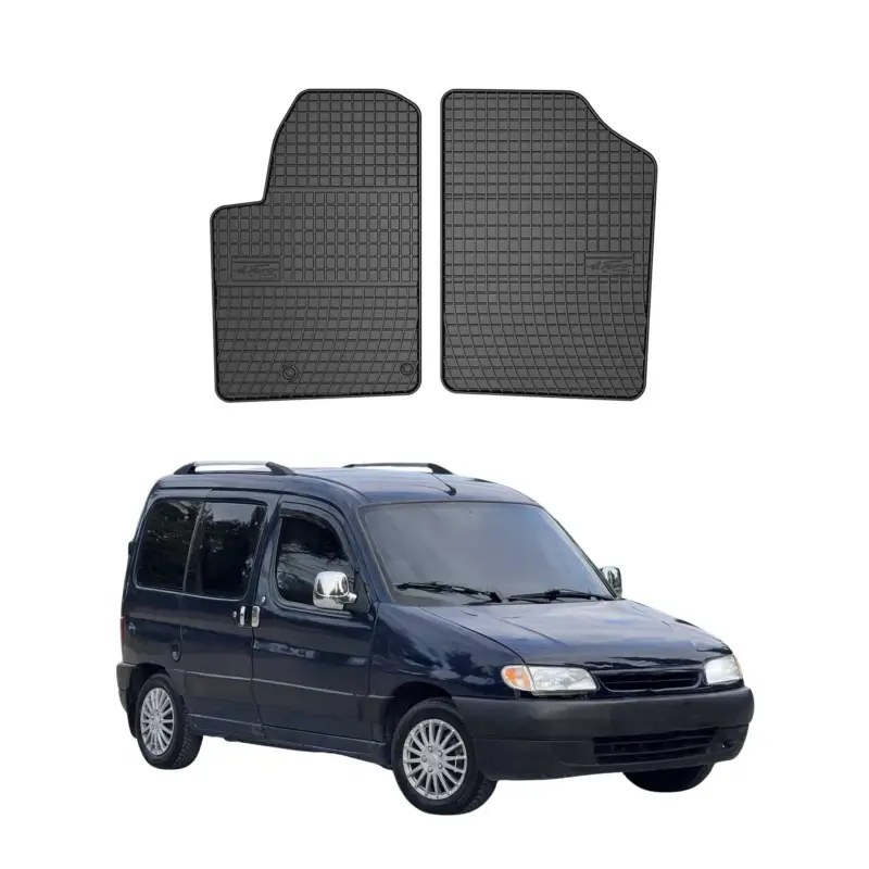 Angebot OMAC Gummi Fußmatten für Citroen Berlingo 1996-2011 Automatten TPE Schwarz 2x