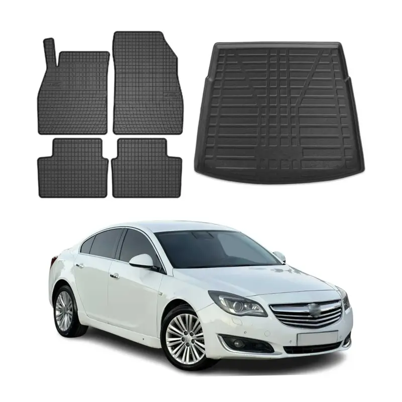 Fußmatten & Kofferraumwanne Set für Opel Insignia Sports Tourer 2009-2013 Gummi Ausverkauf