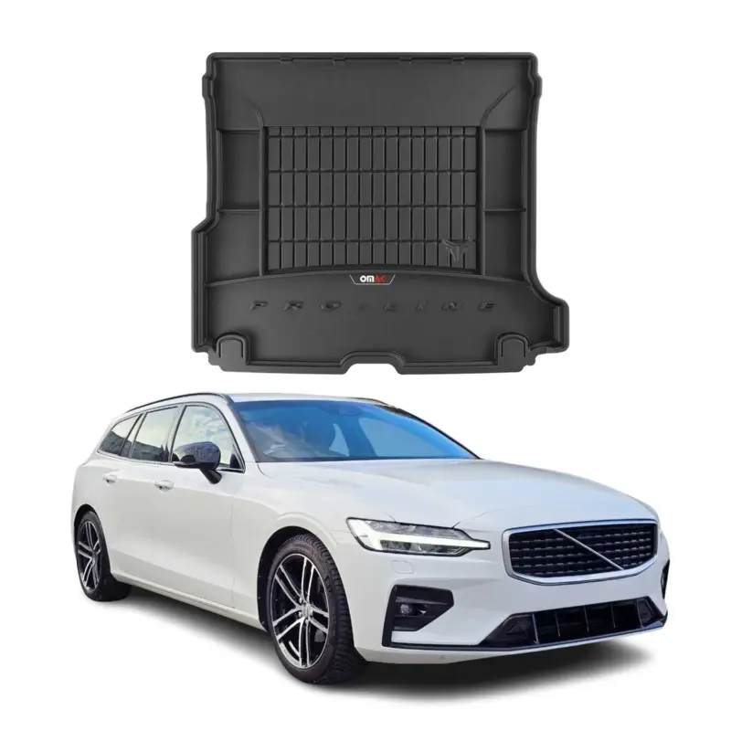 Letzte Chance OMAC Gummi Kofferraumwanne für Volvo V60 2019-2026 TPE Laderaumwanne Schwarz
