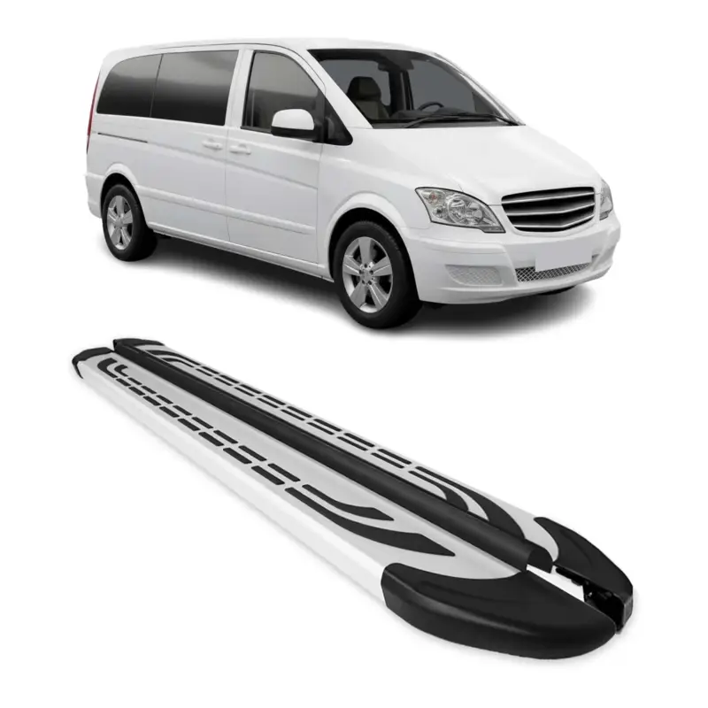 Versand Am Gleichen Tag Trittbretter Schweller Seitenbretter für Mercedes Viano W639 2003-2014 L1 L2 Alu