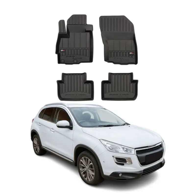 Finale Aktion OMAC Gummi Fußmatten für Peugeot 4008 2012-2017 Premium TPE Automatten 4tlg