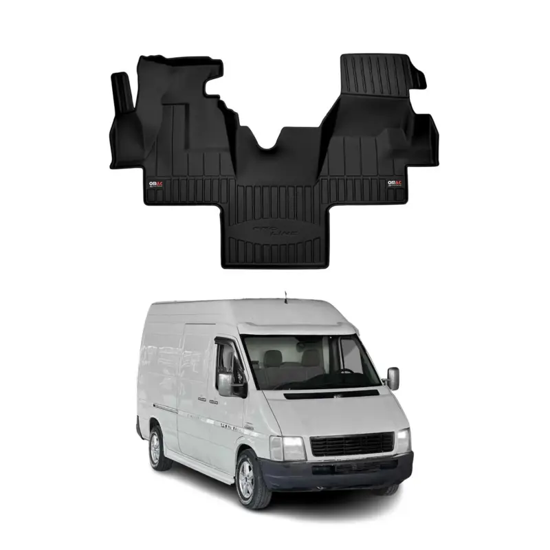 Wochenendangebot OMAC Gummi Fußmatten für VW LT 1996-2006 Premium TPE 3D Automatten Antirutsch 1x
