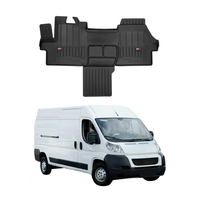 Wochenendangebot OMAC Gummi Fußmatten für Citroen Jumper 2006-2016 Premium TPE 3D Antirutsch 1x