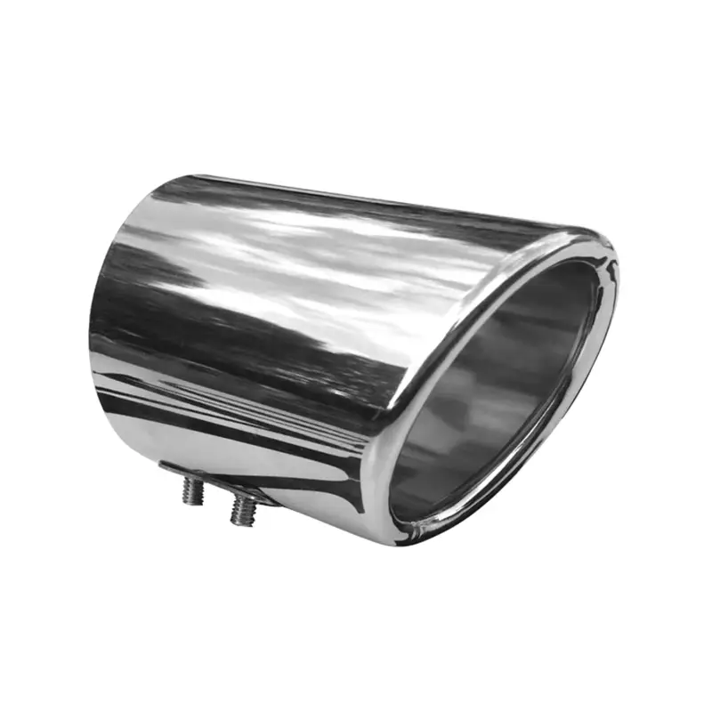 Versand Am Gleichen Tag Auspuffblende Endrohr für VW Tiguan mk2 2016-2024 Edelstahl Chrom 1tlg
