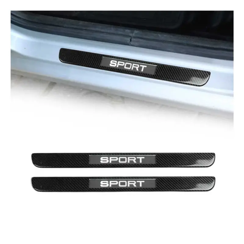 Versand Am Gleichen Tag Einstiegsleisten Türschweller Sport für Mazda Schrägheck 2014-18 Echt Carbon 2x