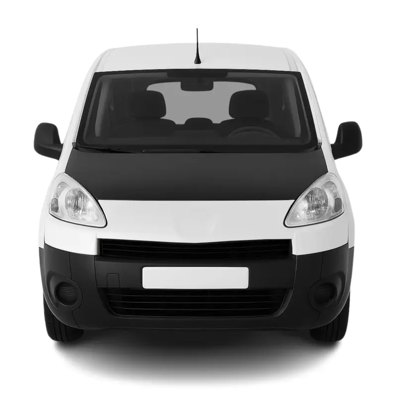Aktuell Haubenbra Bonnet Bra Steinschlagschutz für Peugeot Partner Tepee 2008-18 Schwarz