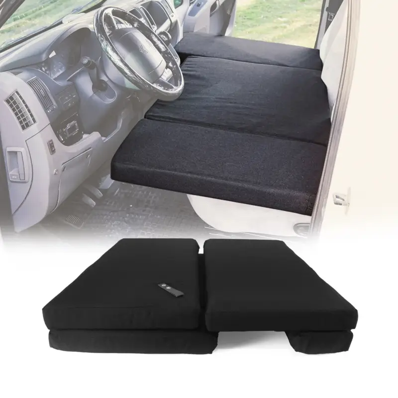 Camper Bett Fahrerhausbett Matratze für Ford Transit 2006-2014 Polyester Schwarz Top-Angebot