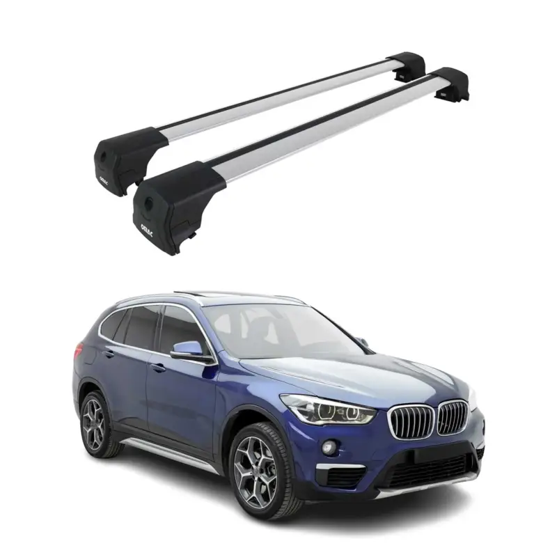 Angebot Dachträger Gepäckträger für BMW X1 F48 2015-2022 ABE Grundträger Alu Silber