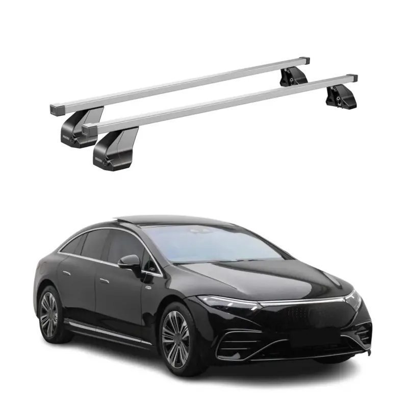 Top-Preis Menabo Dachträger Grundtäger für Mercedes EQS V297 2022-2026 75kg Stahl Grau 2x