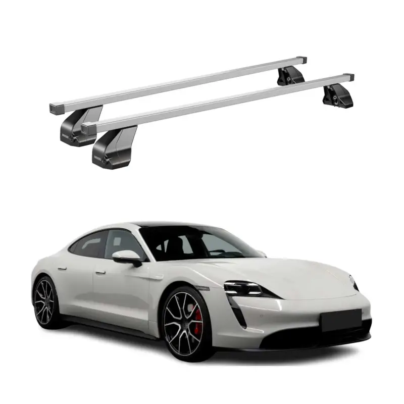 Knallerangebot Menabo Dachträger Grundtäger für Porsche Taycan 2019-2026 75kg Stahl Silber 2x