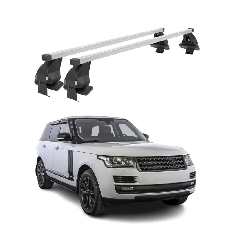Zertifiziert Menabo Dachträger für Land Rover Range Rover L460 2022-2026 50kg Stahl Silber 2x
