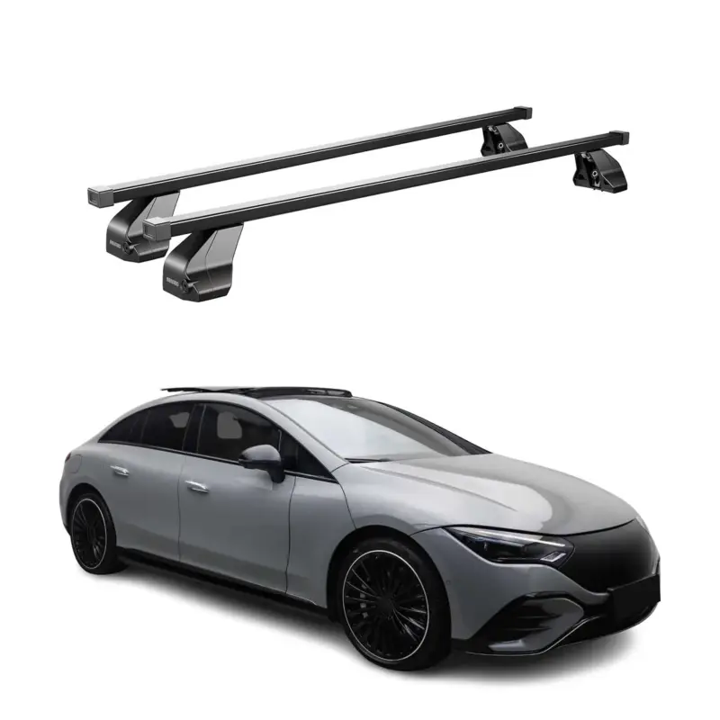 Top-Angebot Menabo Dachträger Grundtäger für Mercedes EQE V295 2023-2026 75kg Stahl Schwarz